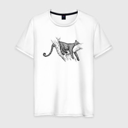 Леопард спит – Мужская футболка хлопок с принтом купить со скидкой в -20%