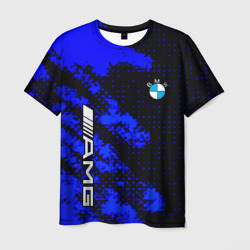BMW sport amg colors blue – Мужская футболка 3D с принтом купить со скидкой в -26%