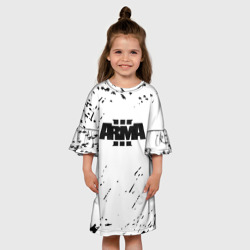 Детское платье 3D Arma 3 брызги красок экшен - фото 2