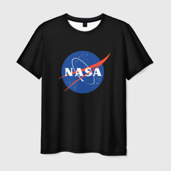 Мужская футболка 3D NASA logo space