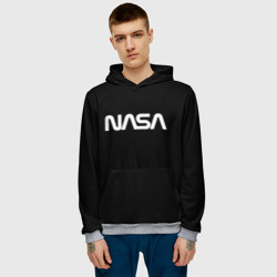 Мужская толстовка 3D NASA space logo - фото 2