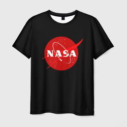 Мужская футболка 3D NASA redlogo space usa