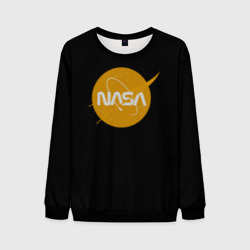 Мужской свитшот 3D NASA yellow logo