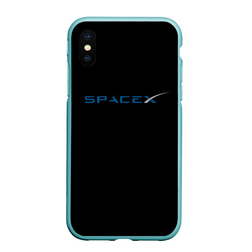 Чехол для iPhone XS Max матовый с принтом NASA space usa, вид спереди #2