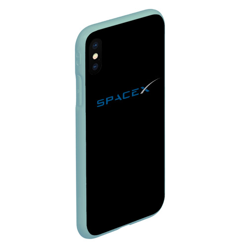 Чехол для iPhone XS Max матовый с принтом NASA space usa, вид сбоку #3