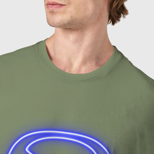 Мужская футболка хлопок Mazda neon, цвет авокадо - фото 6