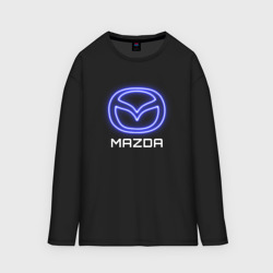 Мужской лонгслив oversize хлопок Mazda neon