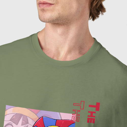 Мужская футболка хлопок Помни устала, цвет авокадо - фото 6