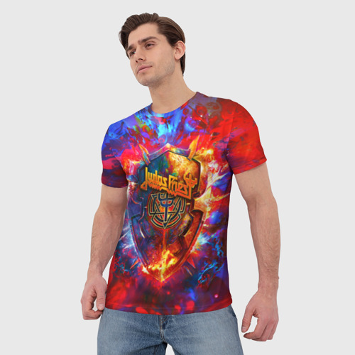 Мужская футболка 3D Invincible shield - Jadas Priest, цвет 3D печать - фото 3