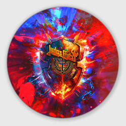 Круглый коврик для мышки Invincible shield - Jadas Priest