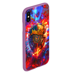 Чехол для iPhone XS Max матовый Invincible shield - Jadas Priest - фото 2