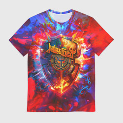Мужская футболка 3D Invincible Shield - Judas Priest