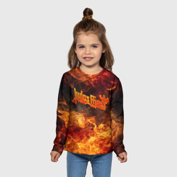 Детский лонгслив 3D Fire - Judas Priest - фото 2