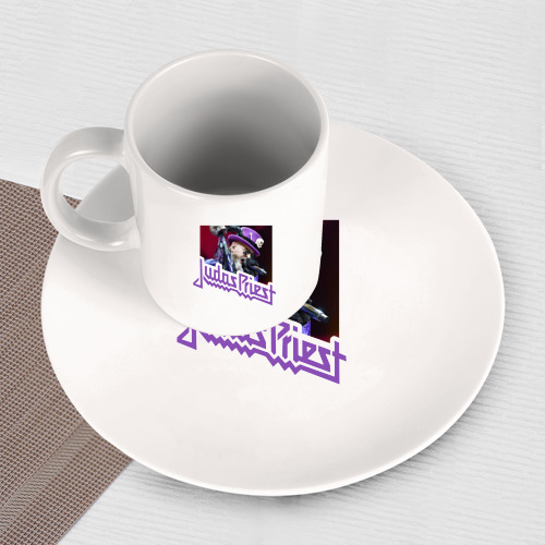 Набор: тарелка + кружка  Judas Priest - Rob Halford - фото 3
