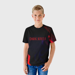 Детская футболка 3D Darksouls geometry cybergame - фото 2
