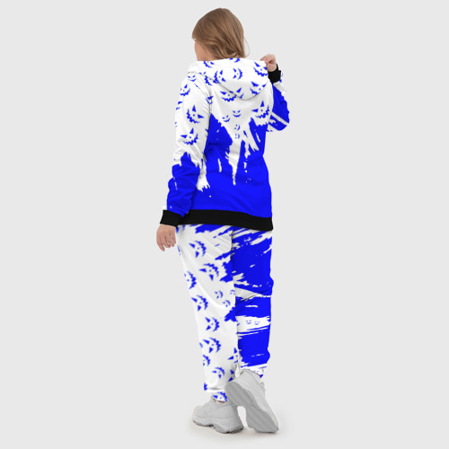 Женский костюм 3D Marshmello dj blue pattern music band, цвет черный - фото 6
