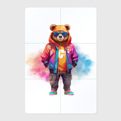 Магнитный плакат 2Х3 Модный медведь
