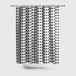 Штора 3D для ванной BAP kpop steel pattern