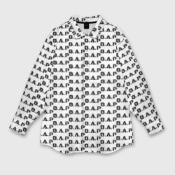 Женская рубашка oversize 3D BAP kpop steel pattern
