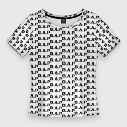 Женская футболка 3D Slim BAP kpop steel pattern
