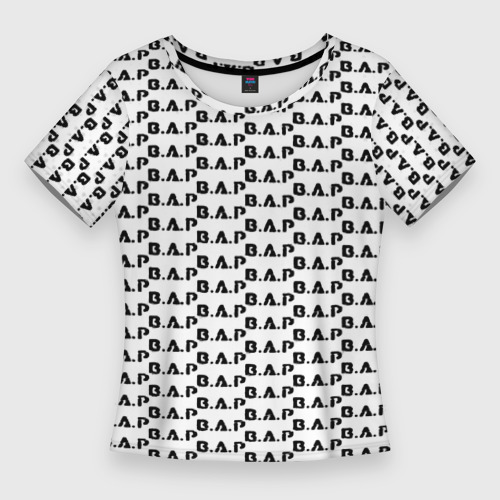 Женская футболка 3D Slim BAP kpop steel pattern, цвет 3D печать