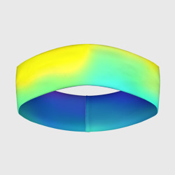 Повязка на голову 3D Неоновый градиент волны