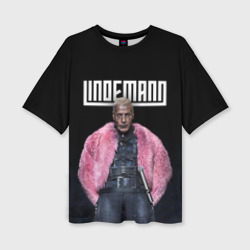 Женская футболка oversize 3D Till Lindemann