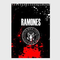 Скетчбук Ramones краски метал группа