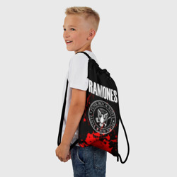 Рюкзак-мешок 3D Ramones краски метал группа - фото 2