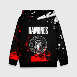 Детская толстовка 3D Ramones краски метал группа