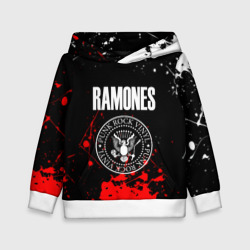 Детская толстовка 3D Ramones краски метал группа