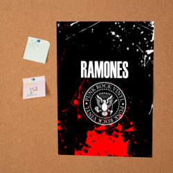 Постер Ramones краски метал группа - фото 2