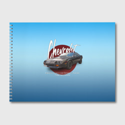 Альбом для рисования Американский маслкар Chevrolet Camaro третьего поколения