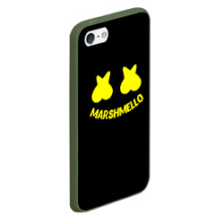 Чехол для iPhone 5/5S матовый Christopher Comstock yellow logo - фото 2