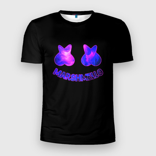Мужская футболка 3D Slim Маршмелло клубная музыка, цвет 3D печать