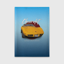 Обложка для автодокументов Американский маслкар Chevrolet Corvette