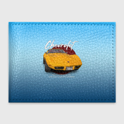 Обложка для студенческого билета Американский маслкар Chevrolet Corvette