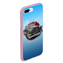 Чехол для iPhone 7Plus/8 Plus матовый Американский классический автомобиль Chevrolet Bel Air 1954 года - фото 2