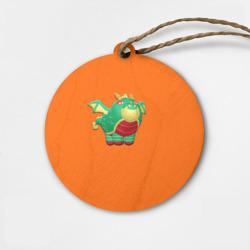 Деревянная игрушка круг Дракон из игры PK XD Orang