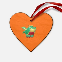 Деревянная игрушка Сердце Дракон из игры PK XD Orang
