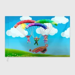 Флаг 3D Папа и Дочки Дисант в Роблокс