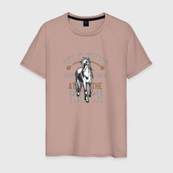 Жизнь это ранчо – Мужская футболка хлопок с принтом купить со скидкой в -20%