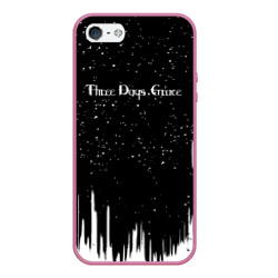 Чехол для iPhone 5/5S матовый Three days grace rock band