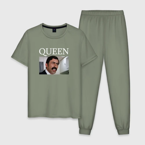 Мужская пижама хлопок Queen - Mimino мем