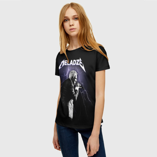 Женская футболка 3D Meladze - Metallica, цвет 3D печать - фото 3