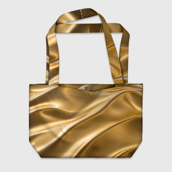 Пляжная сумка 3D Золотые изгибы атласа  - барханы
