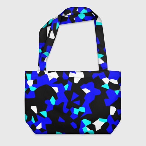 Пляжная сумка 3D Абстрактные геометрические фигурки - фото 2