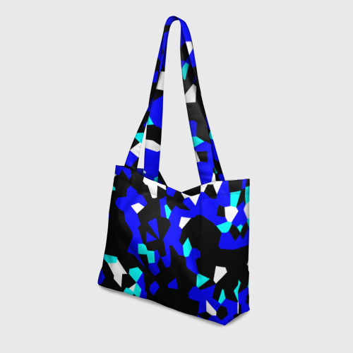 Пляжная сумка 3D Абстрактные геометрические фигурки - фото 3