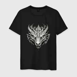Рычащий дракон – Мужская футболка хлопок с принтом купить со скидкой в -20%