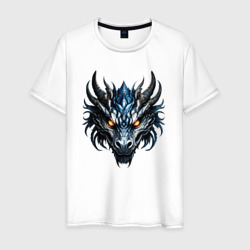 Хромовый дракон – Мужская футболка хлопок с принтом купить со скидкой в -20%